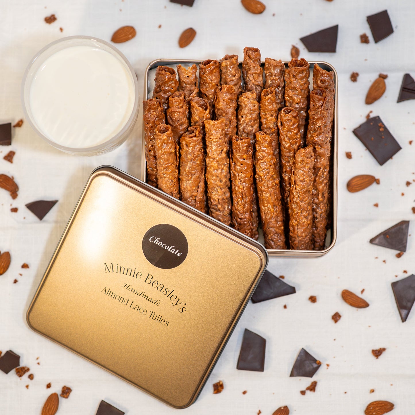 1. almond lace tuiles
2. handmade cookies
3. gourmet cookies
4. almond cookies
5. buttery cookies
6. crispy cookies
7. delicate cookies
8. thin cookies
9. golden cookies
10. caramelized cookies
11. sweet treats
12. baked goods
13. dessert cookies
14. artisan cookies
15. premium almonds
16. rich butter
17. handcrafted
18. minnie beasley
19. tuiles
20. cookies
21. food photography
22. delicious cookies
23. perfect gift
24. holiday cookies
25. wedding favors