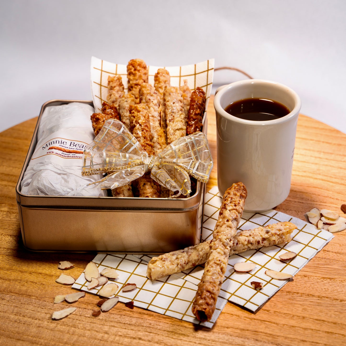 Almond Lace Tuile Gift Tin