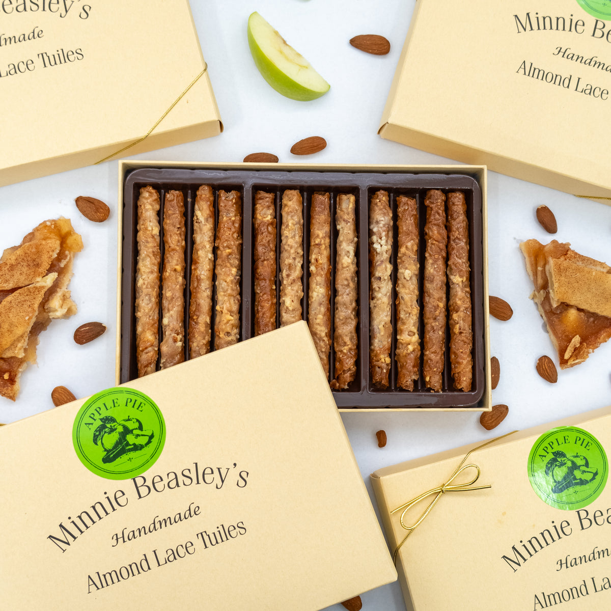 Apple Pie Almond Lace Tuiles Box - 12ct
