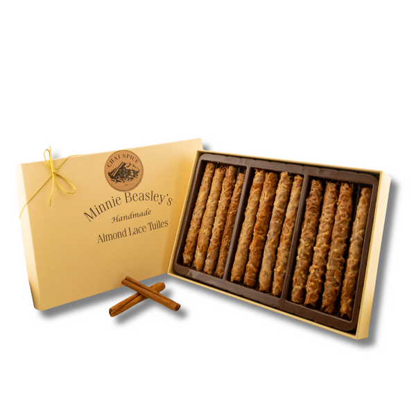Chai Spice Almond Lace Tuiles Box - 12ct