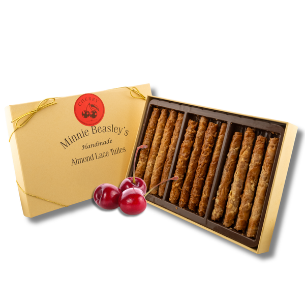 Cherry Almond Lace Tuiles Box - 12ct