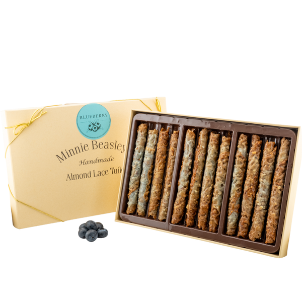 Blueberry Almond Lace Tuiles Box - 12ct