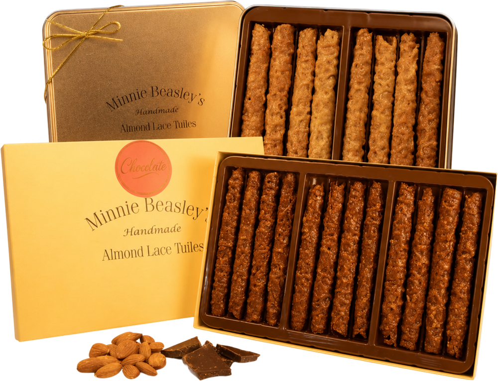 Minnie Beasley's almond lace cookies
